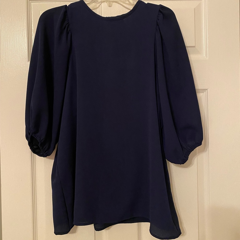 NWT 3/4 length puff sleeve blouse
